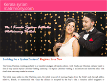 Tablet Screenshot of keralasyrianmatrimony.com